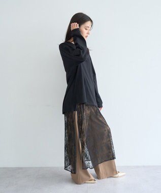 YECCA VECCA コットンルーズプルオーバー Light Yellow