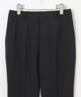 J.PRESS LADIES L 【セットアップ対応・洗える】DRYウーステッド テーパード パンツ ブラック系