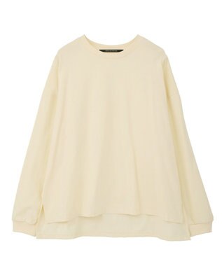 YECCA VECCA コットンルーズプルオーバー Light Yellow
