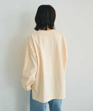 YECCA VECCA コットンルーズプルオーバー Light Yellow