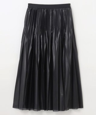 GRACE CONTINENTAL トリコットプリーツスカート ブラック