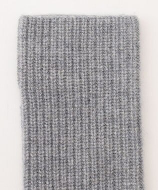 J.PRESS LADIES ピュアカシミヤ アームウォーマー ライトグレー系1