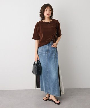 CRAFT STANDARD BOUTIQUE フロッキーチュールドロストプルオーバー Brown