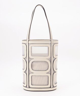 23区 【STORY7月号掲載】ORSETTE チュール トートバッグ ホワイト系