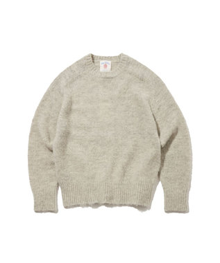 J.PRESS MEN 【J.PRESS ORIGINALS】Shaggy Dog Crew Neck Sweater / Japan Made アイボリー系