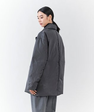 23区 L 【エステータ】LIMONTAタフタ ダウンコート グレー系