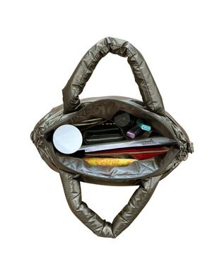 ROOTOTE 1470【温活＆軽量】LT.フェザールー.デリ.カラー-B 01：ダークシルバー