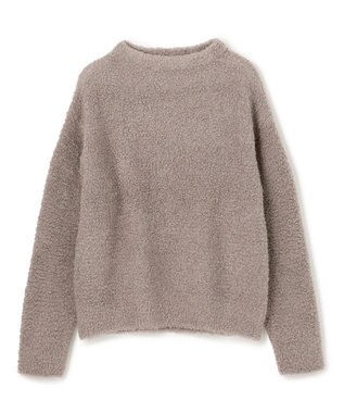 UNFILO プードルニット ボトルネック モカ