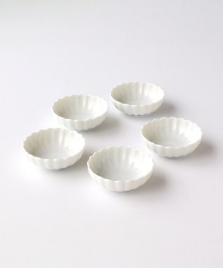 たち吉 【たち吉】白菊珍味入〈５個〉美濃焼