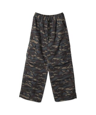 WEGO 【ウエストゴム】ヴィンテージウォッシュパラシュートカーゴパンツ 柄1