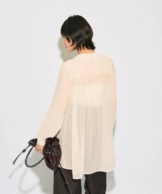 YECCA VECCA 【archive】フリルボウタイブラウス Ivory