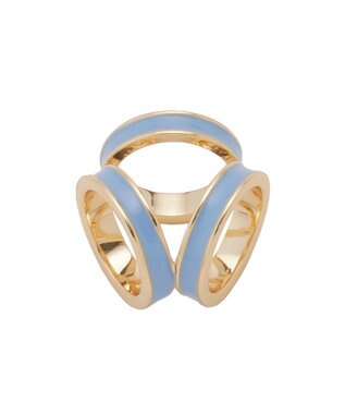 MOONBAT 【2WAY】3ringスカーフリング スカイブルー