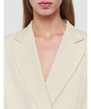 JOSEPH プリーツジャガード　ジャケット Seashell