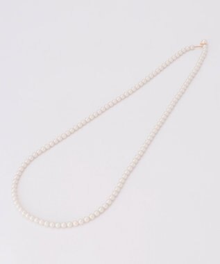 23区 パールラリエットネックレス ホワイト系