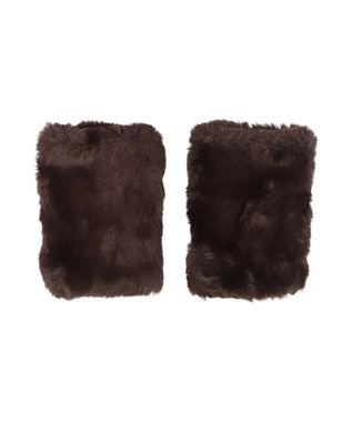 UNBILLION カシュネ cache nez / フェイクファーグローブ ブラウン