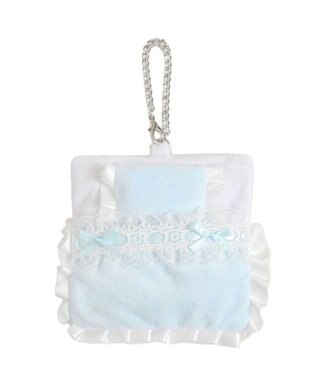 WEGO 【痛バ＆推し活グッズ】ふわふわぬい布団キーホルダー10cm サックス