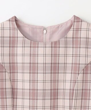 ANY KIDS 【2点セット】セーラージャケット+チェックワンピース ピンクベージュ