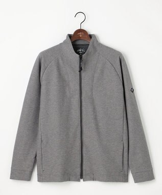 JOSEPH ABBOUD MOUNTAIN 【日本製】ダイヤモンドワッフル アウトドア トラックジャケット グレー系
