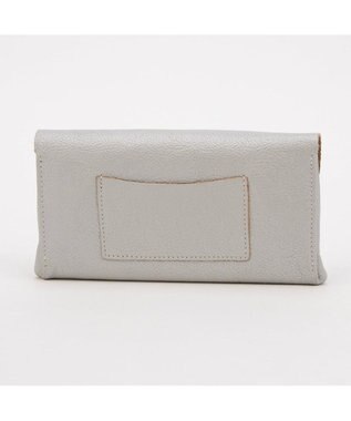UNBILLION アトランタ ATLANTA / 牛革かぶせ長財布 シルバーグレー