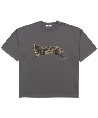 WEGO ダメージアップリケグラフィックT（SS） スミクロ