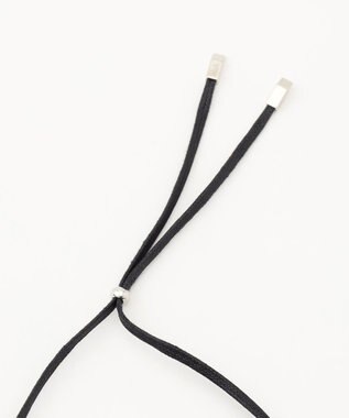 23区 ドロップシェル ネックレス ブラック系