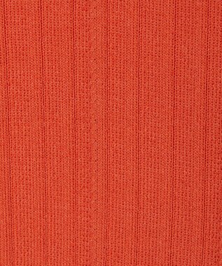 JOSEPH 【洗える】ヴィスコースリブ　ニットポロトップ Sun down