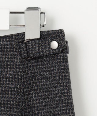 J.PRESS LADIES T/W 杢 ライトツイード フレアー スカート ネイビー系3