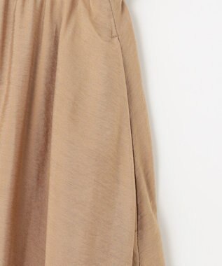 UNFILO ヴィンテージライク ギャザーパンツ サンドベージュ