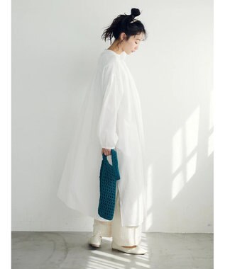 CRAFT STANDARD BOUTIQUE ジョーゼットワンピース Off White