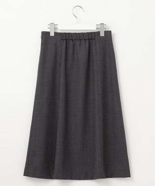 J.PRESS LADIES T/W 杢 ライトツイード フレアー スカート ネイビー系3