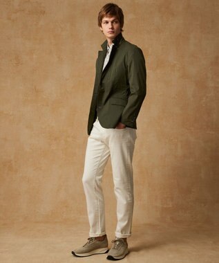 JOSEPH ABBOUD 【ハイパワーストレッチ/7ポケット/Eco撥水】アクティブレジャー ジャケット カーキ系