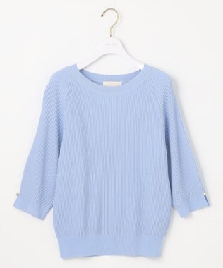 ANY SIS 【UVカット・洗える】コクーンスリーブ プルオーバー ライトブルー