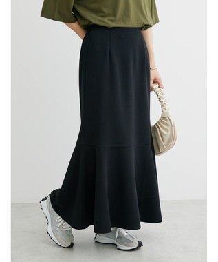 Green Parks カットＪＱマーメイドスカート Black