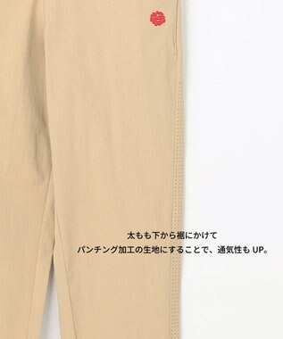 PW CIRCULUS 【WOMEN】サイドパンチング テーパードパンツ ゴルフウェア レディース ベージュ系