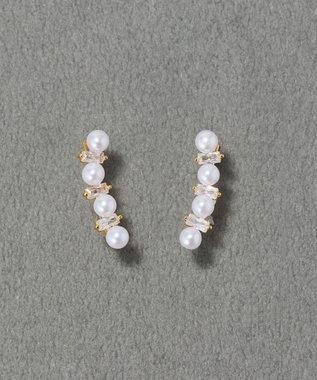 Phoebe 2wayパールブリンクピアス&イヤリング　ゴールド ゴールド