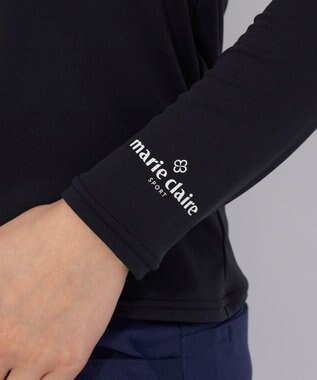 FILA GOLF／marie claire 【Marie claire sports】メッシュ切替アンダーシャツ ブラック