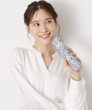 MOONBAT 【シリーズ累計22万本突破】MACKINTOSH PHILOSOPHY 遮光 晴雨兼用 折りたたみ日傘 軽量 ボーダー サックスブルー