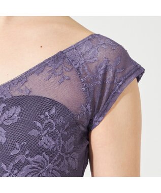 Chacott フレンチスリーブレオタード モーブ