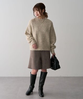 Green Parks ブークレニットプルオーバーⅡ Light Beige