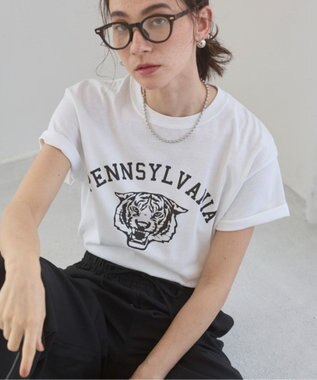 WEGO 【ANGIE VINTAGE】カレッジロゴプリントTee 柄6