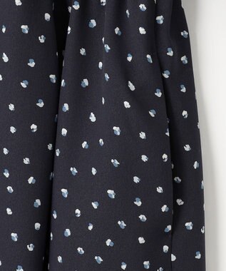 J.PRESS LADIES S 【洗える】ドット フラワープリント ワンピース ネイビー系5