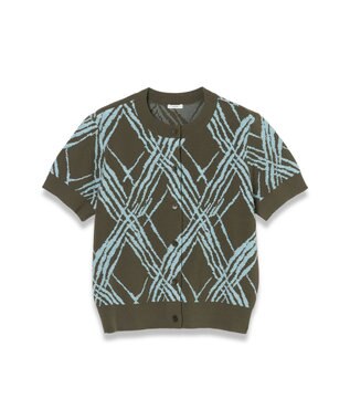 JOSEPH チェックニット　カーディガン