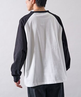 CRAFT STANDARD BOUTIQUE ワンポイント刺繍ラグランロンＴ White