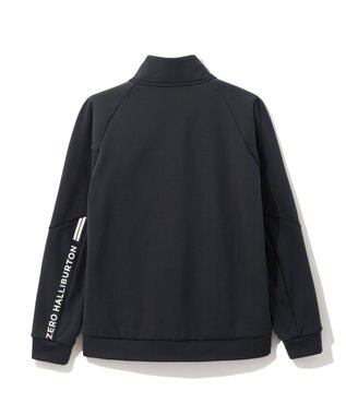 ZERO HALLIBURTON 【洗える】超軽量ブルゾン 82748 保温 ストレッチ セットアップ可能 ジャージ スウェット ゴルフ ZHG-W10b ブラック
