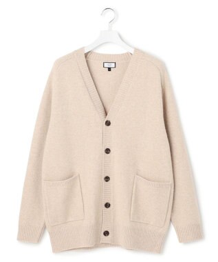 J.PRESS YORK STREET 【UNISEX】ウールカシミヤ カーディガン アイボリー系