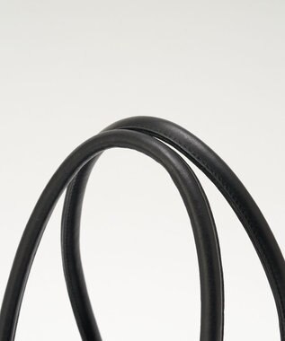 russet 《@__serako.r__企画》ソフトレザーフラップトートバッグ(CE-1678) Black