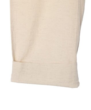 earth music&ecology 綿麻キャンブリッククロップドパンツ Beige