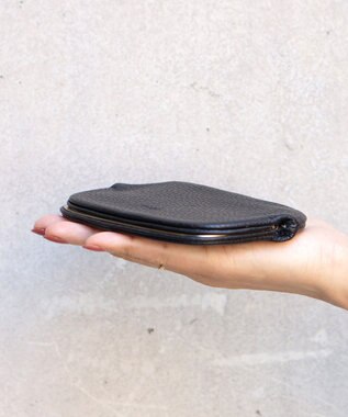 FOLNA RD ショート天溝がま口 財布 ブラック