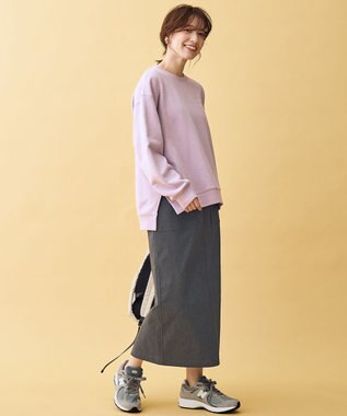 ANY ロゴスウェット ラベンダー