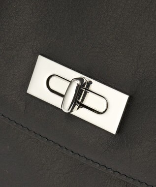 russet 《@__serako.r__企画》ソフトレザーフラップトートバッグ(CE-1678) Black